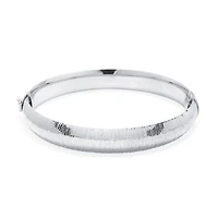 Womens Sterling Silver Bangle Bracelet