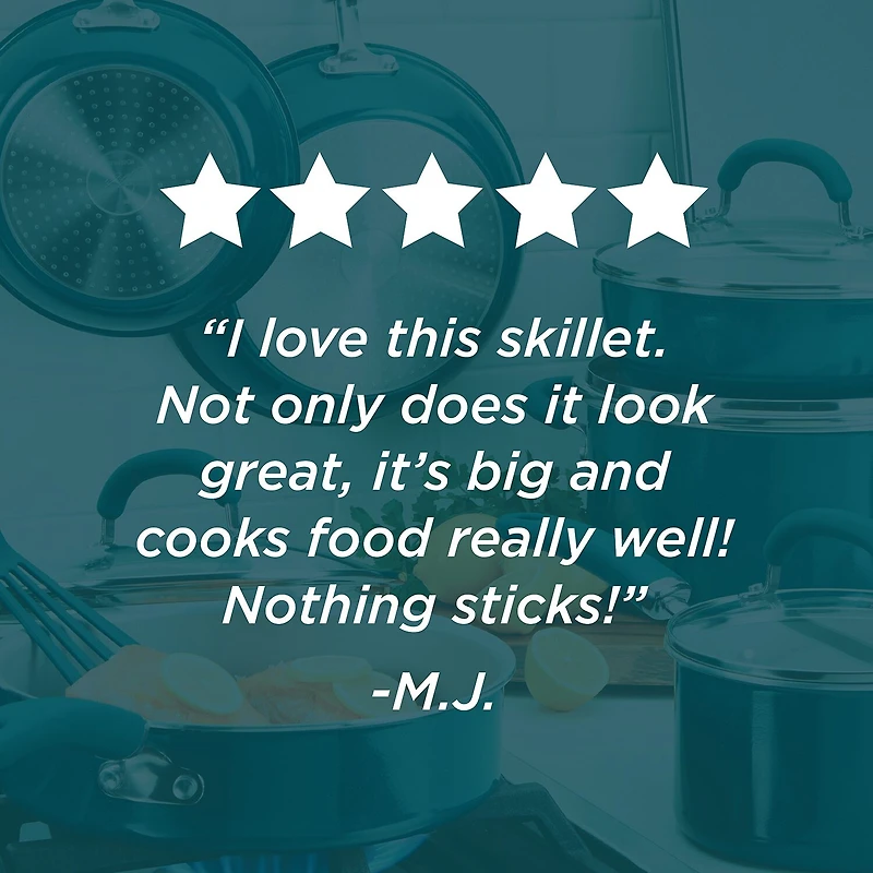 Rachael Ray Create Delicious 12.5" Non-Stick Deep Skillet