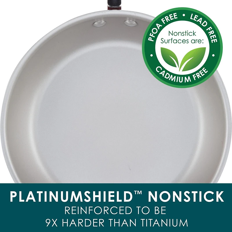Rachael Ray Create Delicious 9.5" Non-Stick Deep Skillet with Lid