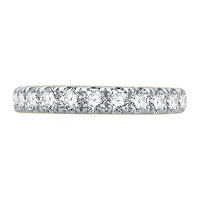 (H-I / I1) Womens 3MM 1 CT. T.W. Lab Grown White Diamond 10K Gold Wedding Band