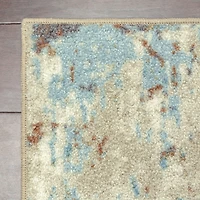 Maples Abstract Stone Rectangular Indoor Runner