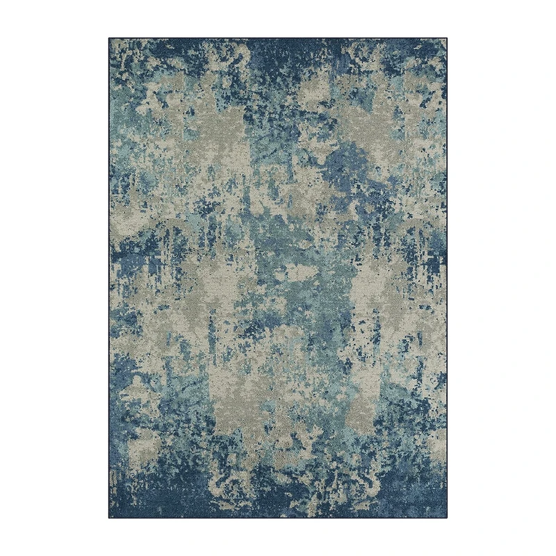Maples Abstract Stone 5'X7' Rectangular Indoor Area Rug