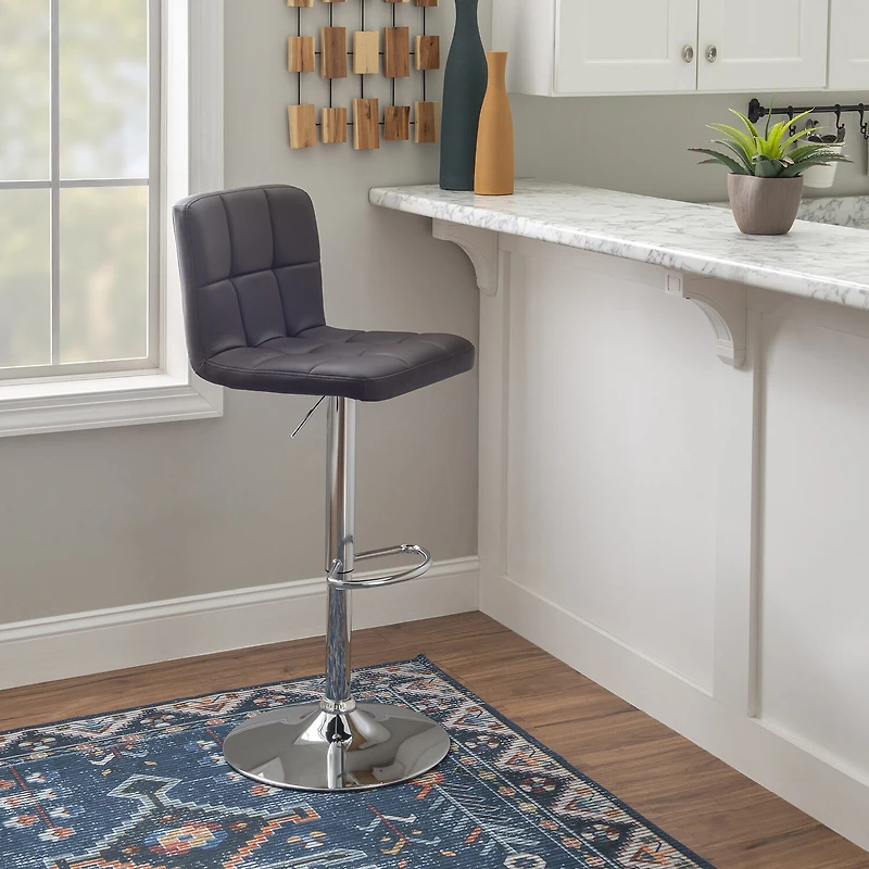 Linon Timarron Upholstered Bar Stool