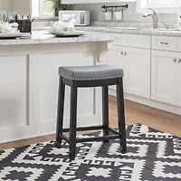 Linon Coovewood Counter Height Bar Stool
