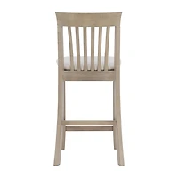Linon Tarlton Counter Height Upholstered Bar Stool