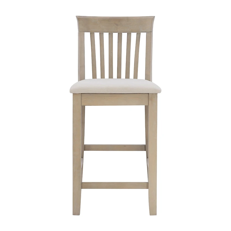 Linon Tarlton Counter Height Upholstered Bar Stool