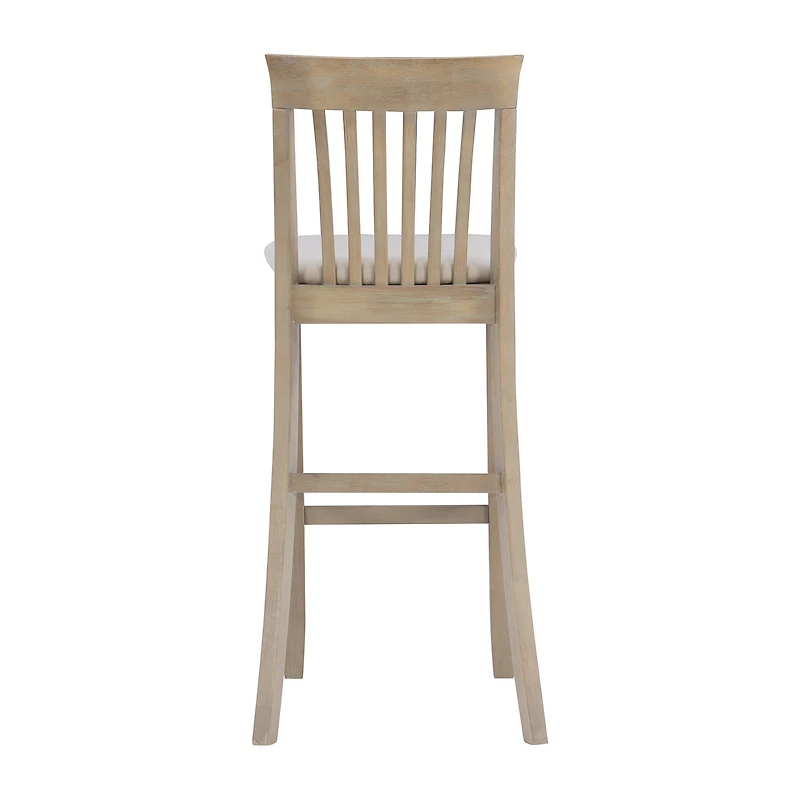 Linon Tarlton Upholstered Bar Stool