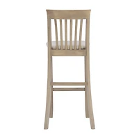 Linon Tarlton Upholstered Bar Stool