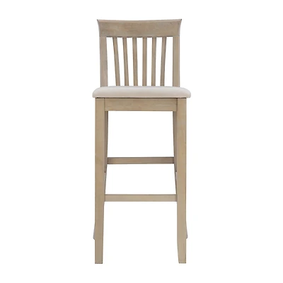Linon Tarlton Upholstered Bar Stool