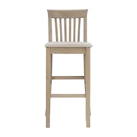 Linon Tarlton Upholstered Bar Stool