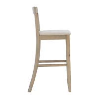 Linon Tarlton Upholstered Bar Stool