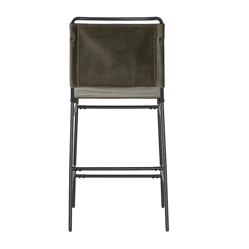 Linon Winleigh Counter Height Upholstered Bar Stool