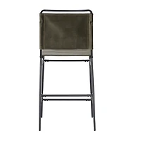 Linon Winleigh Counter Height Upholstered Bar Stool
