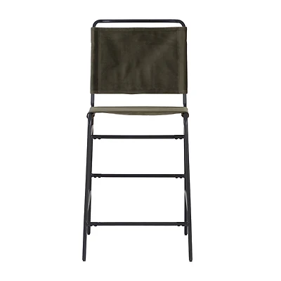Linon Winleigh Counter Height Upholstered Bar Stool