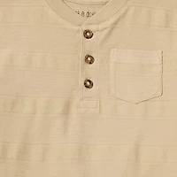 Okie Dokie Toddler & Little Boys Henley Neck Short Sleeve T-Shirt