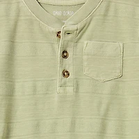 Okie Dokie Toddler & Little Boys Henley Neck Short Sleeve T-Shirt