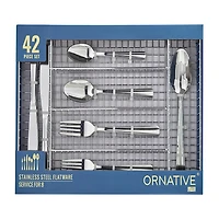 Ornative™ Alicja 42-pc. Flatware Set & Caddy