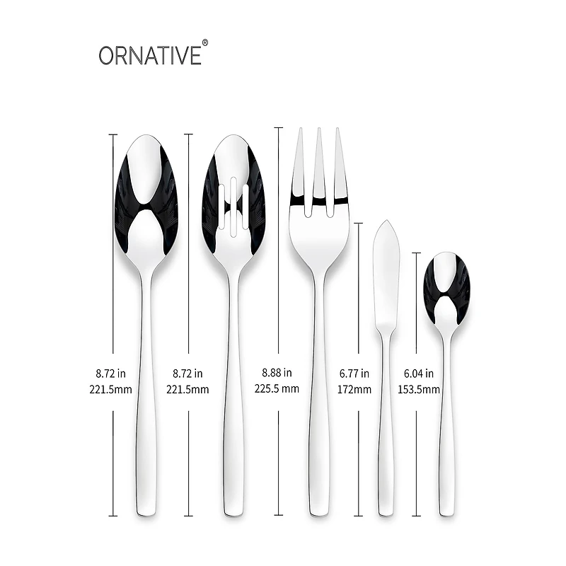 Ornative™ Eloise 45-pc. Flatware Set