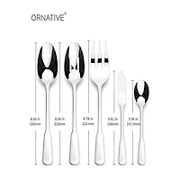 Ornative™ Yesenia Satin 45-pc. Flatware Set