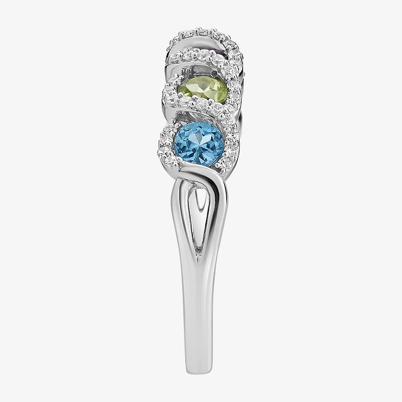 Marvel Fine Jewelry Womens 1/5 CT. Genuine Sterling Silver Round Marvel Band