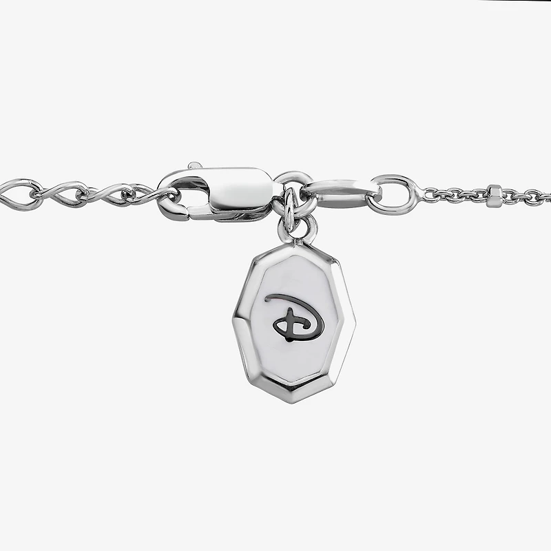 Disney Jewels Collection Womens 1/10 CT. T.W. Natural White Diamond 14K Gold Over Silver Sterling Silver 18 Inch Pendant Necklace
