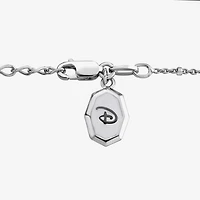 Disney Jewels Collection Womens 1/10 CT. T.W. Natural White Diamond 14K Gold Over Silver Sterling Silver 18 Inch Pendant Necklace