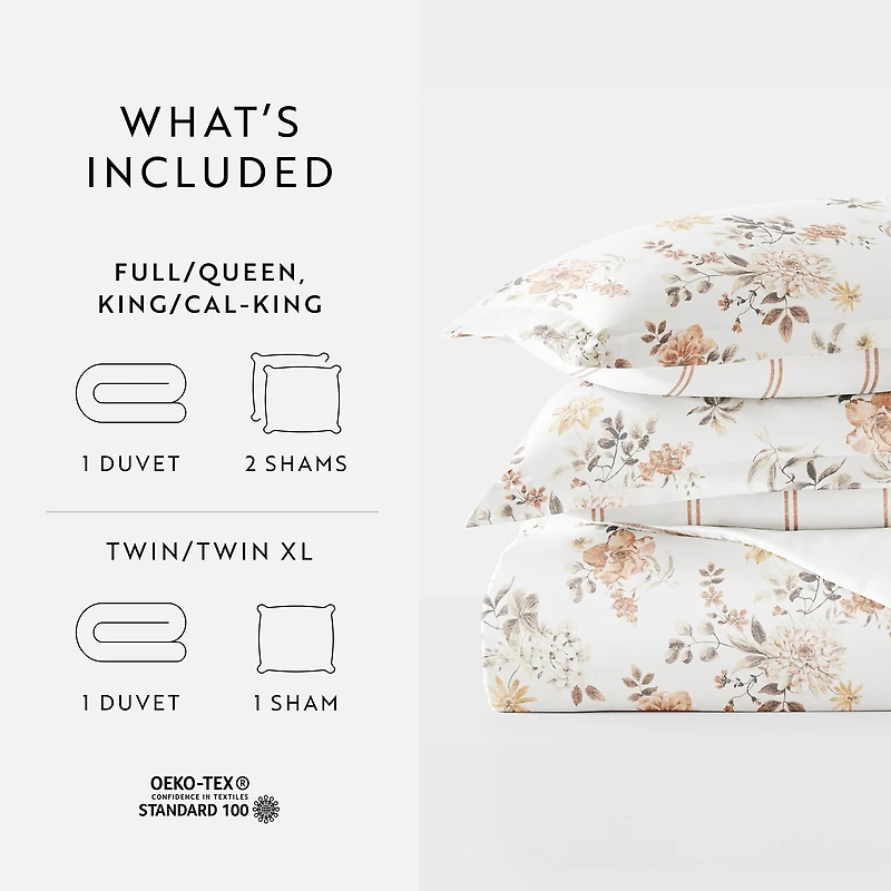 Casual Comfort Reversible Duvet Cover Set