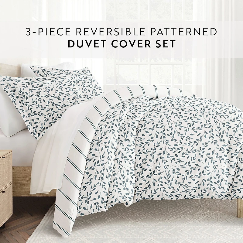 Casual Comfort Reversible Duvet Cover Set