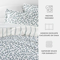 Casual Comfort Reversible Duvet Cover Set