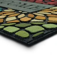 Mohawk Home Recycled Rubber Floret Outdoor Rectangular Doormat