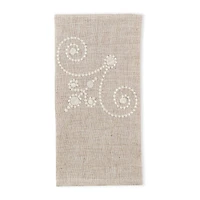 Lenox French Perle Linen Embroidered 4-pc. Napkins