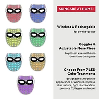 Mirabella Phototherapy 7-Color Led Facial Mask With Infrared