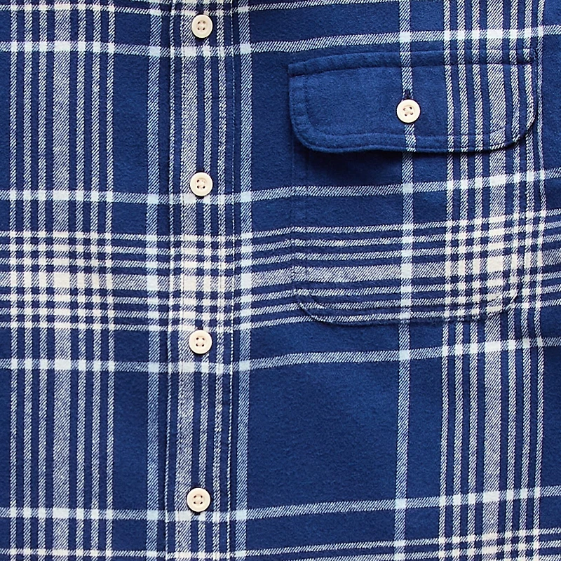Thereabouts Little & Big Kid Boys Long Sleeve Regular Fit Flannel Shirt