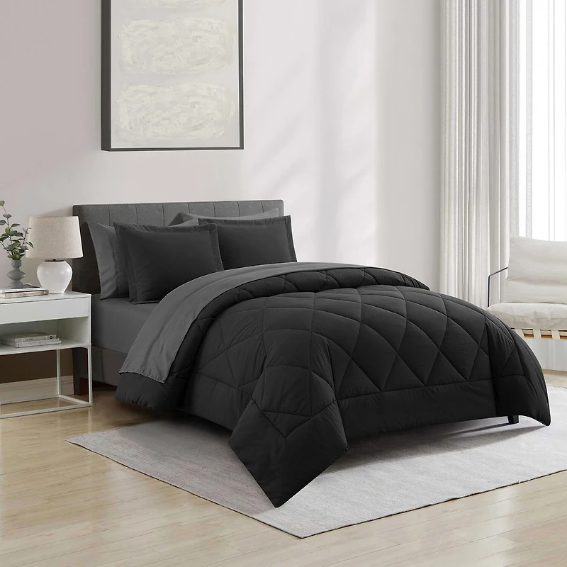 Stratford Park Aniya Geometric Comforter Set Easy Care