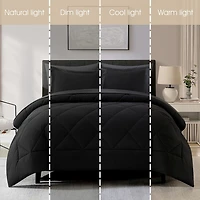 Stratford Park Aniya Geometric Comforter Set Easy Care