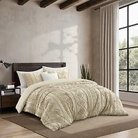 Stratford Park Alluya Geometric Easy Care Comforter Set
