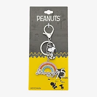 Rainbow Peanuts Snoopy Key Chain
