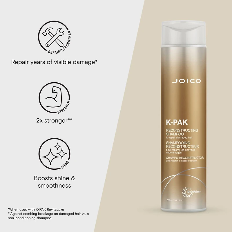 Joico K-Pak Reconstructing Shampoo - 10.1 oz.