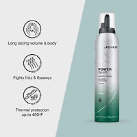 Joico Power Whip Whipped Foam? Hair Mousse 10.2 oz.
