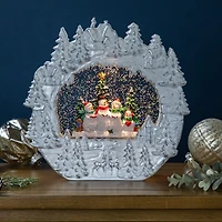 Northlight 9.5in Led Snowmen Christmas Snow Globe