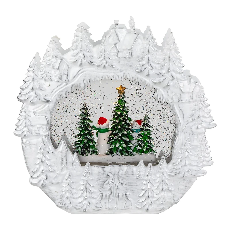 Northlight 9.5in Led Snowmen Christmas Snow Globe