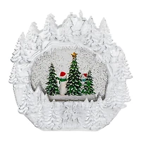 Northlight 9.5in Led Snowmen Christmas Snow Globe