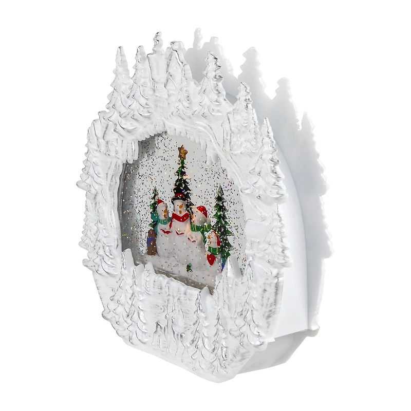 Northlight 9.5in Led Snowmen Christmas Snow Globe
