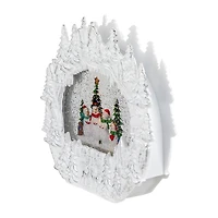Northlight 9.5in Led Snowmen Christmas Snow Globe