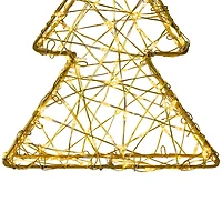 Northlight Led Gold Tree 2-pc. Christmas Tabletop Decor