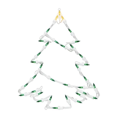 Northlight Lighted Tree Christmas Window Decor