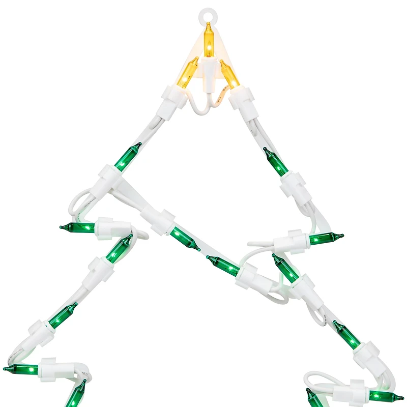 Northlight Lighted Tree Christmas Window Decor