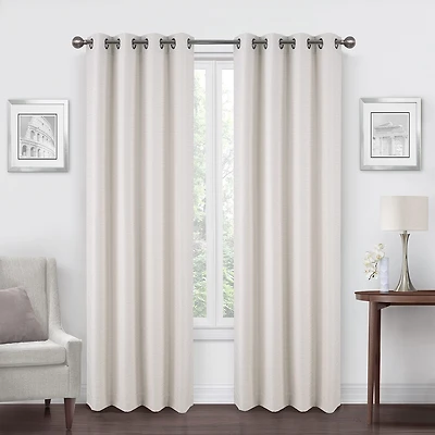 Regal Home Dimensions Solid Grommet Top Energy Saving Blackout Single Curtain Panel
