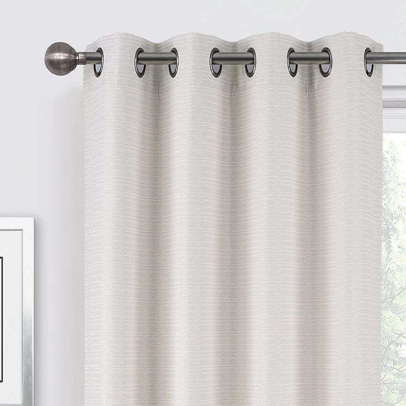 Regal Home Dimensions Solid Grommet Top Energy Saving Blackout Single Curtain Panel