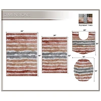 Home Weavers Inc Impression 4-pc. Bath Rug Set